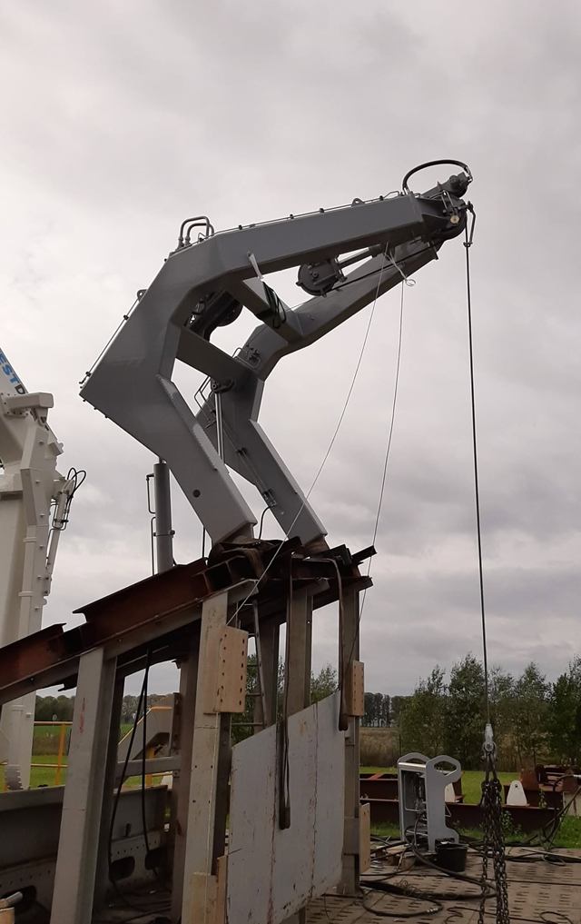 Aluminiumsdavitten PLAR-4500 på testriggen